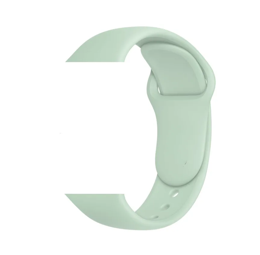 beryl Силиконовый спортивный ремешок для iWatch 5, 40 мм, 44 мм, цветной мягкий браслет, ремешок для Apple Watch, 42 мм, 38 мм, 1, 2, 3, 4, аксессуары - Цвет ремешка: beryl