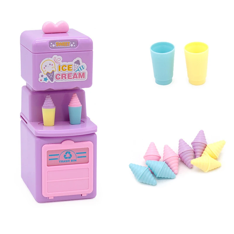 Мальчик игровой домик для девочек игрушка Моделирование мороженое машина моделирование десерт Дети Забавный мультфильм игрушка студенческий подарок