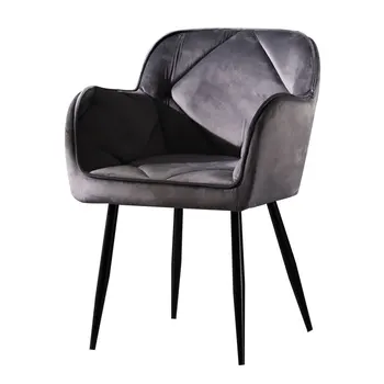 

Nordic Restaurant Chair Light Luxury Dining Chair Household Simple Stool Back Table Chair Makeup Chair Net Red Fabric Leisure
