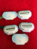 Cuchillas de afeitar de seguridad para mujer, femenino de 3 capas afilador, cabeza de maquinilla de afeitar adecuada para coche facial Venuse, 8 Uds.