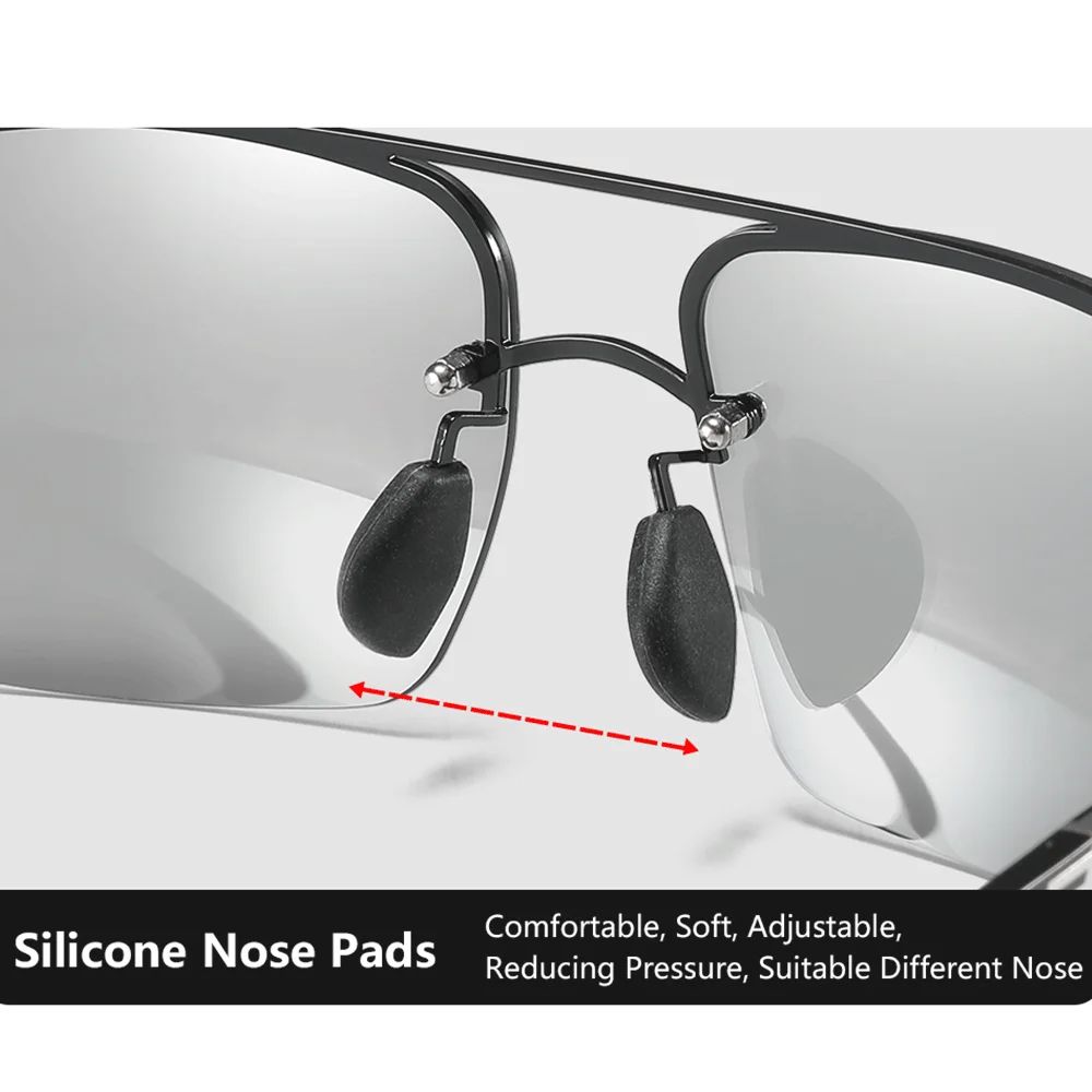 KATELUO Sunglasses Day Night Vision Goggles Men Polarized UV400 Photochromic Anti-glare Driver's Outdoor Glasses For Male V1912
