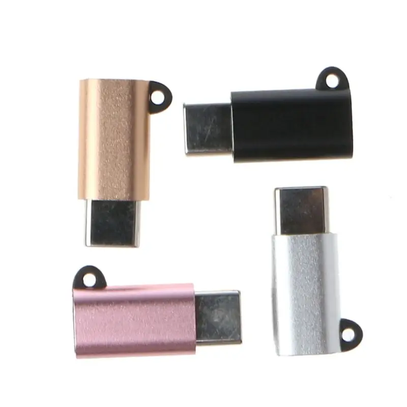 Алюминиевый сплав Micro USB Женский Тип C Мужской адаптер конвертер Разъем для samsung Xiaomi Android мобильный телефон планшет