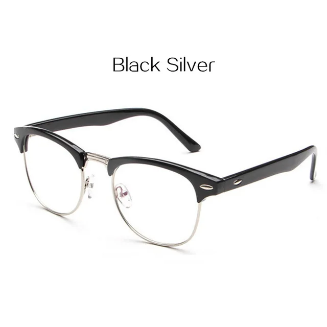 NYWOOH компьютерные очки, анти-синий светильник, оптические очки для глаз, УФ-Блокировка, игровой фильтр, очки - Цвет оправы: Black Silver