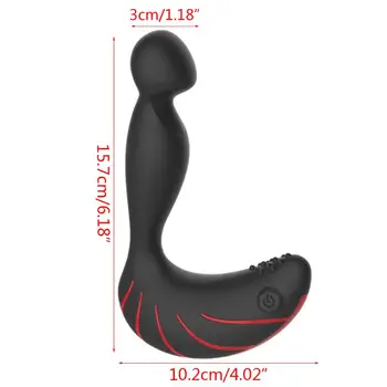 Vibrating Anal Vibrator Prostate Massager 30 Vibration,G spot Stimulator Remote Control Rechargeable Adult Male Anal Sex Toys 2