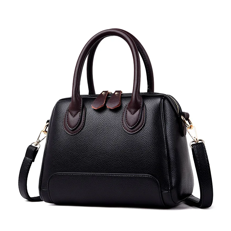 Fashion Popular Boston Tote Bags Ladies Women's Genuine Leather Handbags Women Messenger Shoulder Bag For | Багаж и сумки