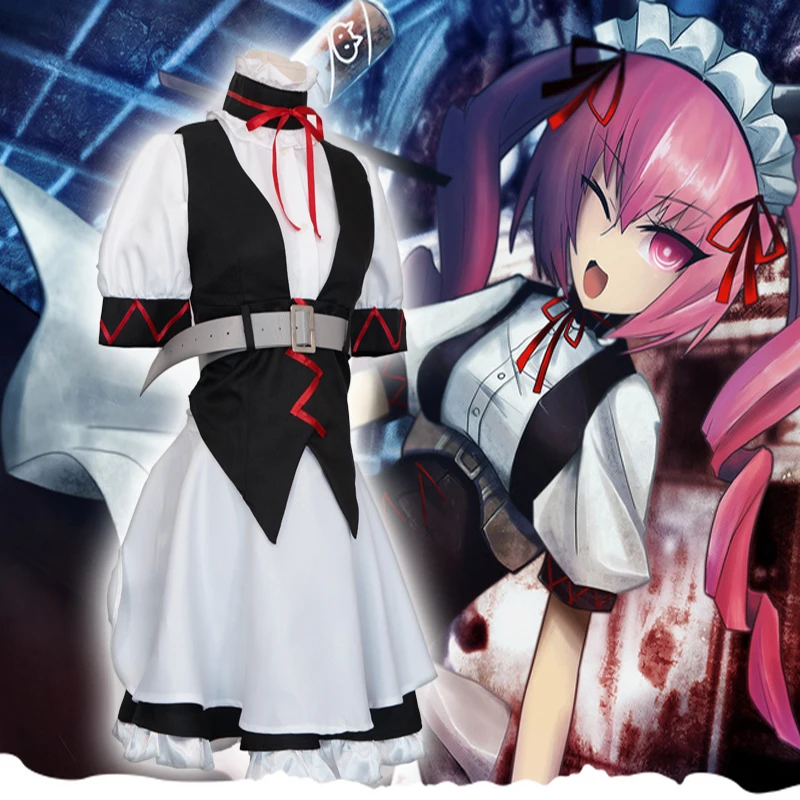 Аниме Steins Gate костюмы для косплея Rumiho Akiha маскарадный костюм горничной Фарис Ньян