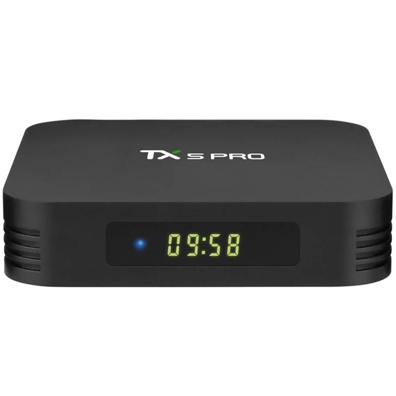 

Tx5 Pro Ddr3 4Gb Ram 32Gb Rom 2.4G 5G Wifi 100M Lan Bluetooth Android 8.1 Tv Box Amlogic S905X2 Quad Core 4K Hd Smart Box(Eu Plu