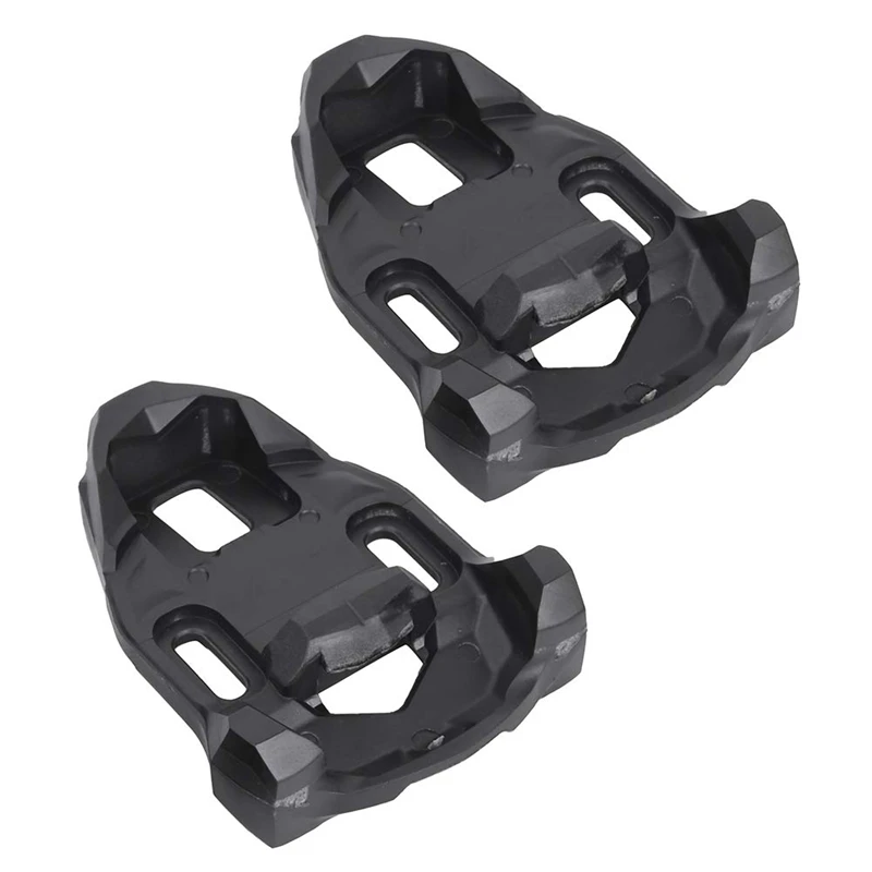 

Bike Cleat Set Plastic Black Road Bike Cycling Pedal Cleat Lock Anti-Skid Road Bike Cleat for Time IClic/X-Presso Pedal