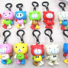 Натуральный продукт ленивый медведь брелок-подвеска 3-дюймовая пленка ленивый медведь подвесное украшение мод медведь завод легкое с кулоном Медвежонок