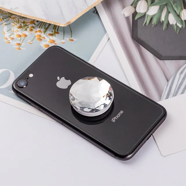 Белый Универсальный держатель для телефона для iPhone X Max samsung Xiaomi Air Bag телефон расширяющийся Стенд Поддержка пальцев растягивающий кронштейн - Цвет: Белый