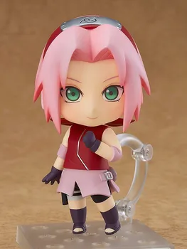 

Anime Naruto Haruno Sakura Cute 10cm BJD Action Figure New Ninja Girls Model Toys