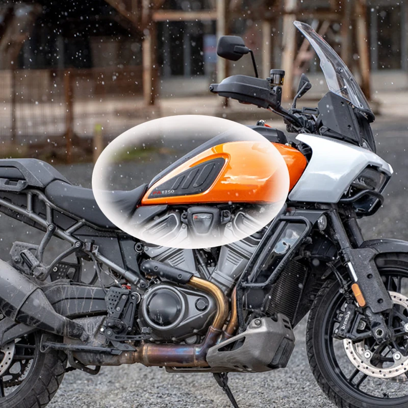 

Для мотоцикла Harley-Davidson Pan America 1250 S 1250 S 2021 2022, нескользящая задняя сторона, наклейки для топливного бака, водонепроницаемая резиновая подкладка