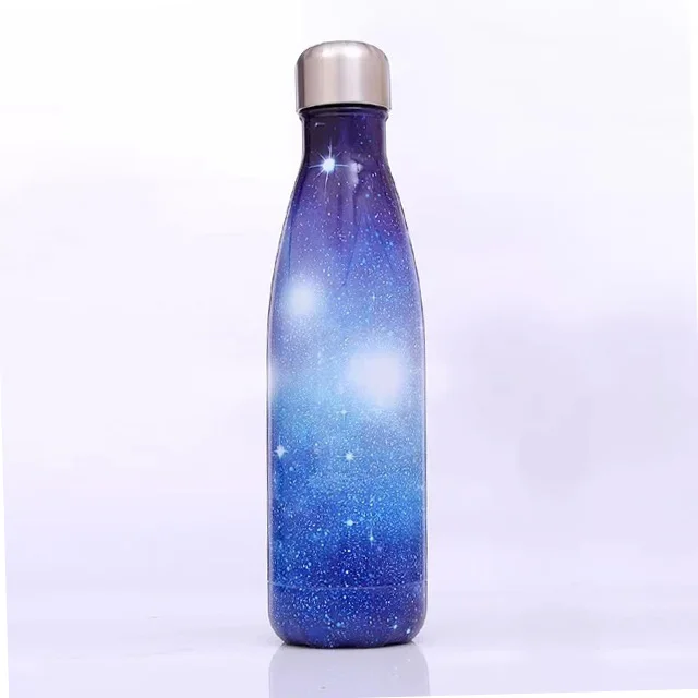 Starry-I 500 мл Термос, бутылка из нержавеющей стали, термосы, чашка, Термокружка, термобутылка для воды, Термокружка, термопара - Цвет: Starry-I
