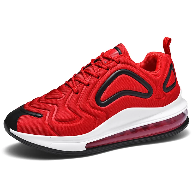 Мужские кроссовки высокого качества с воздушной подушкой, спортивная обувь для мужчин, удобная Уличная обувь, zapatillas hombre, женская спортивная обувь для бега - Цвет: Red