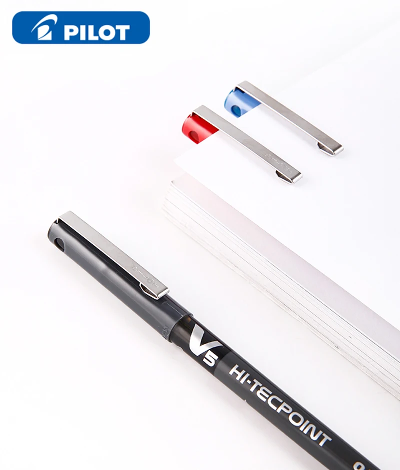 12 шт./лот, гелевые ручки Pilot BX-V5, 0,5 мм/0,7 мм, высокое качество, многоцветные чернильные ручки, школьные и офисные канцелярские принадлежности