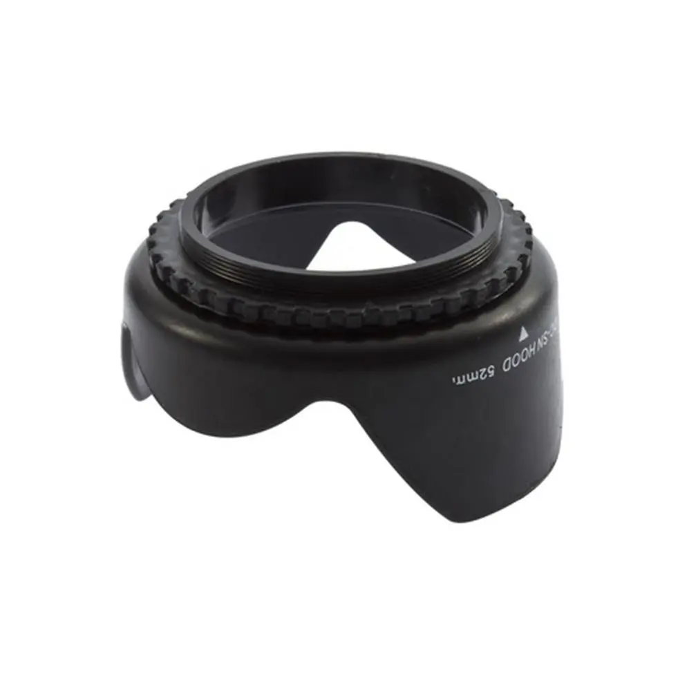 52mm Flower Petal Tulip Lens Hood Screw Mount For Canon digital Camera