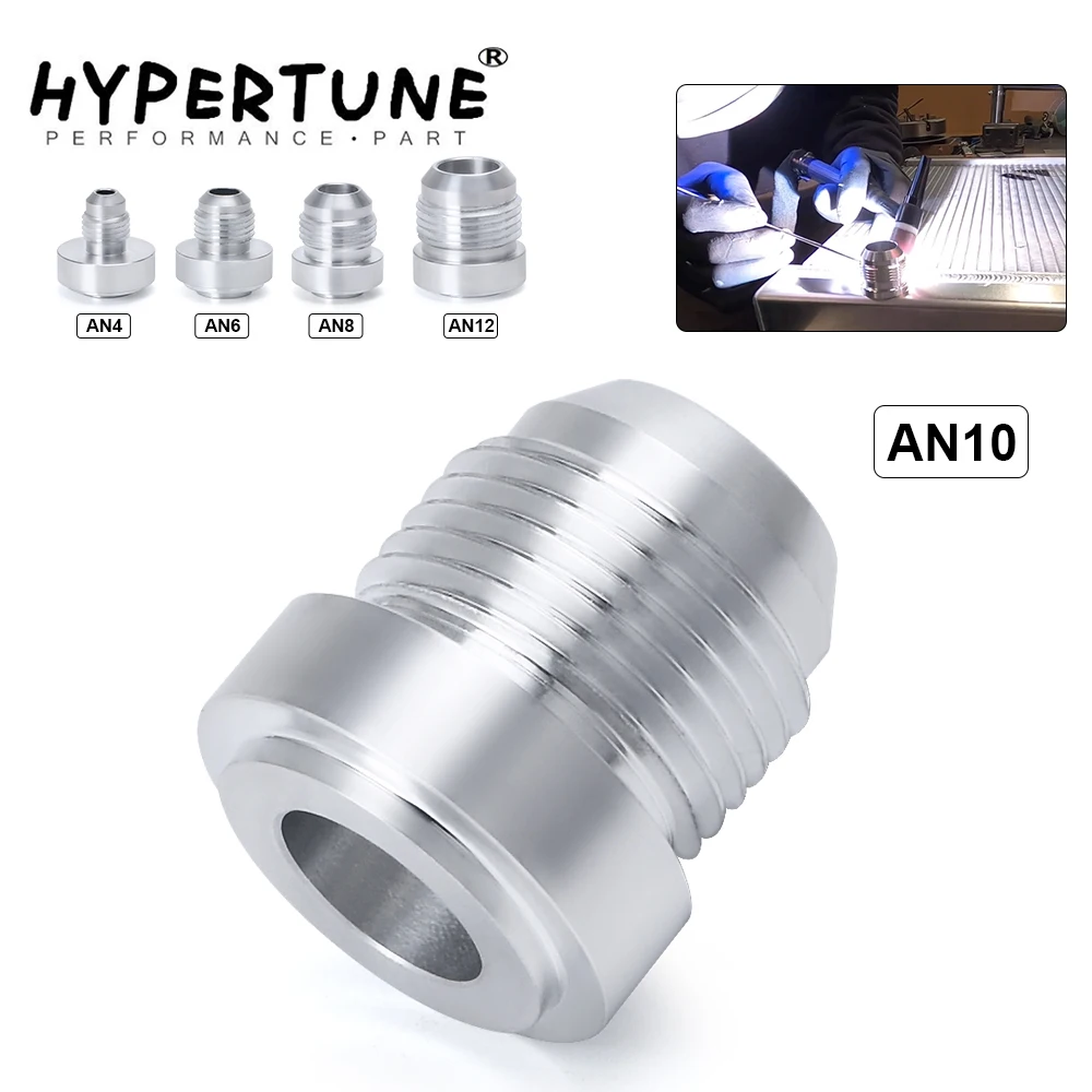 4PCS/SET Top Quality Aluminum AN4 AN6 AN8 AN10 AN12 Straight Male Weld Fitting Adapter Weld Bung Nitrous Hose Fitting