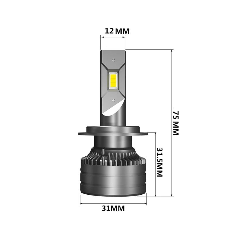 80 Вт 10000LM F3S Автомобильный светодиодный H4 фары лампа H7 H11 H8 9005 9006 9004 9007 H1