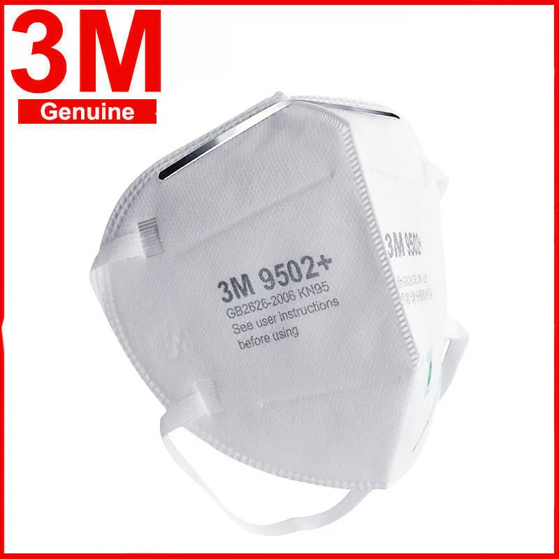 

4pcs 3M Mask KN95 9502+ Mask Anti-dust Masks Standard mask Haze Riding Protective Masks Anti-particle 9501 9502