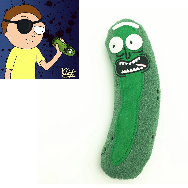 

Rick and Morty Plush Toy Cospaly Prop Cucumber Cartoon Doll