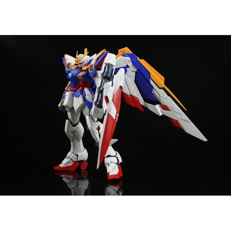 BANDAI MG 1/100 модель Wing Gundam Ver. Ka Kaart Versie Vliegende Vleugel Gemonteerd Tot фигурки - Цвет: Wing Gundam