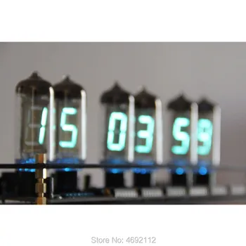 

Creative glass Gift IV11 Fluorescent Tube Clock VFD DIY Kit Boyfriend Gift Analog glow tube iv-11