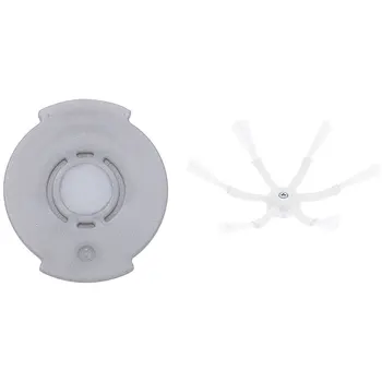 

12Pcs for Xiaomi Roborock Robot S50 S51 Vacuum Cleaner 2 Spare Parts Water Tank Filter & 6Pcs 6 Arms Side Brushes