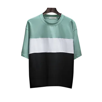 

ZHIJING T-shirt MEN'S Short Sleeve New Style Workwear Men's Popular Brand Half Sleeve Loose-Fit Half-sleeve Shirt on Clothes