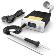 Estação de solda kit diy stm32 display controlador temperatura digital eletrônico 24v fonte alimentação ferro solda t12 pontas ferro