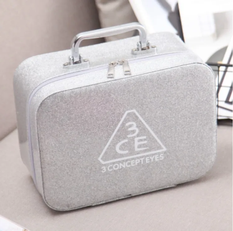 

Makeup box makeup bag hand-held small square bag travel bag collection box