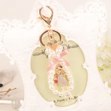 Lisskin ya новые продукты жемчуг кулон маленькая девочка моделирование брелок девушки оригинальная сумочка орнамент кулон Горячая