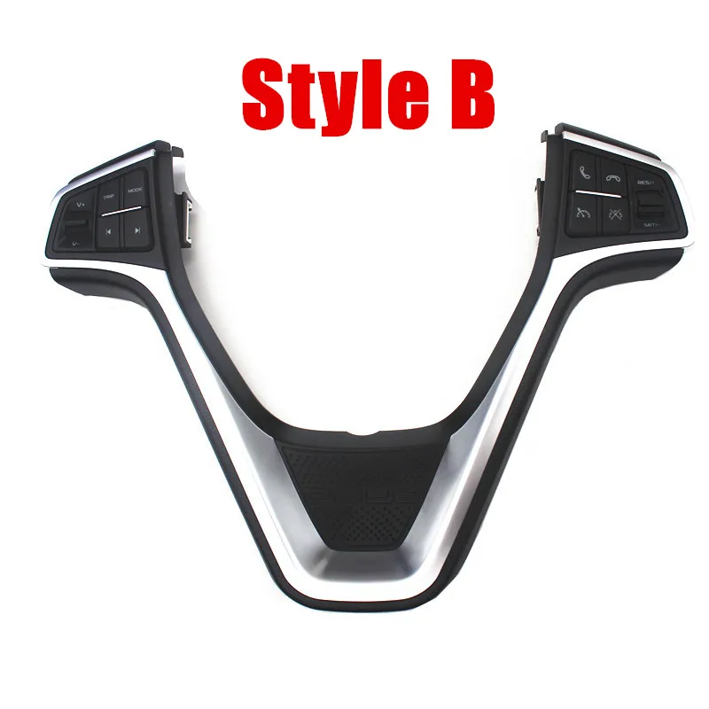 Style B Кнопка рулевого колеса автомобиля для Geely Emgrand X7 EmgrarandX7, EX7, FC SUV, Vision X6, NL4 автозапчасти - Цвет: Style B