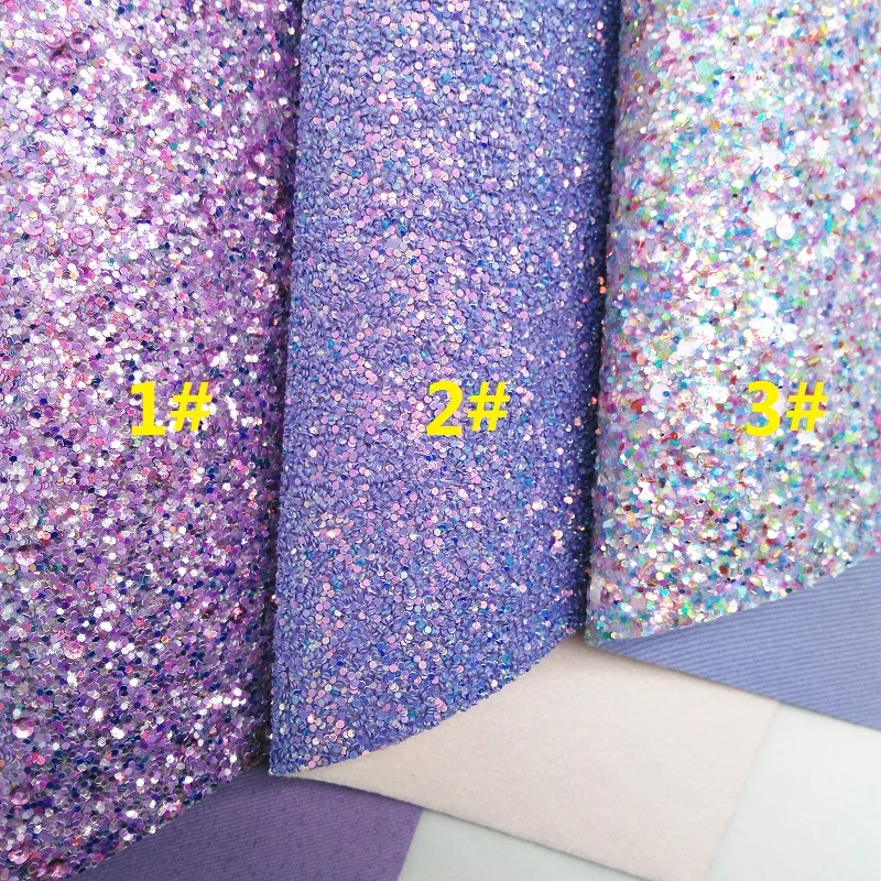 Фиолетовый Блеск Fabirc, ткань из искусственной кожи, искусственная кожа листы для лука А4 21x29 см мерцание Ming XM556