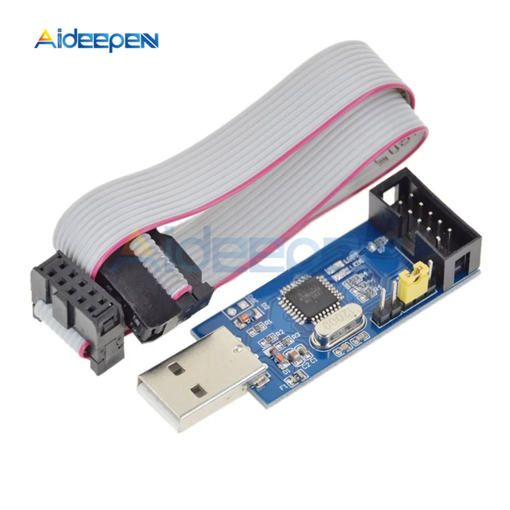 Программатор USBASP USBISP AVR USB ISP ASP ATMEGA8 ATMEGA128 с поддержкой Win7/8/XP 32 бит 64 1 шт.|Детали и