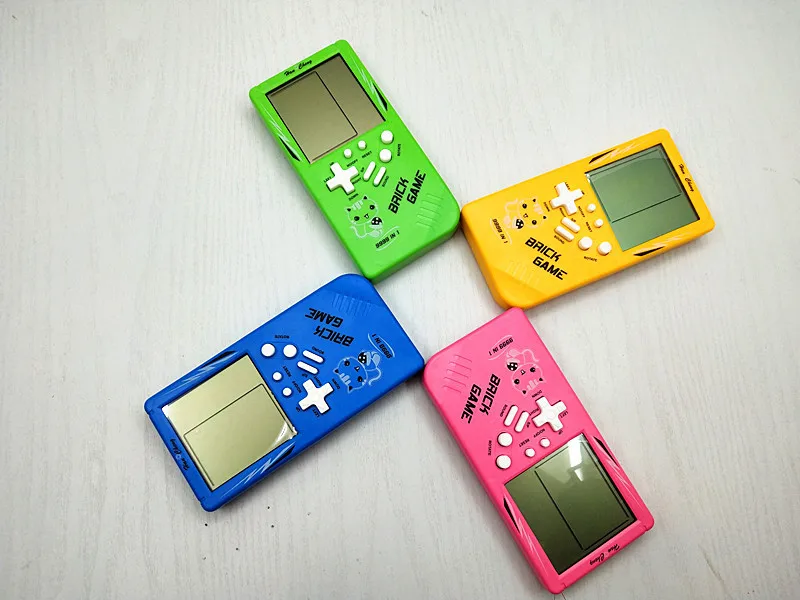 Portable Classic Nostalgic Tetris Game Machine Educational Toys Big Screen Handheld Pocket Gaming Player 23 IN 1 Childhood Gift