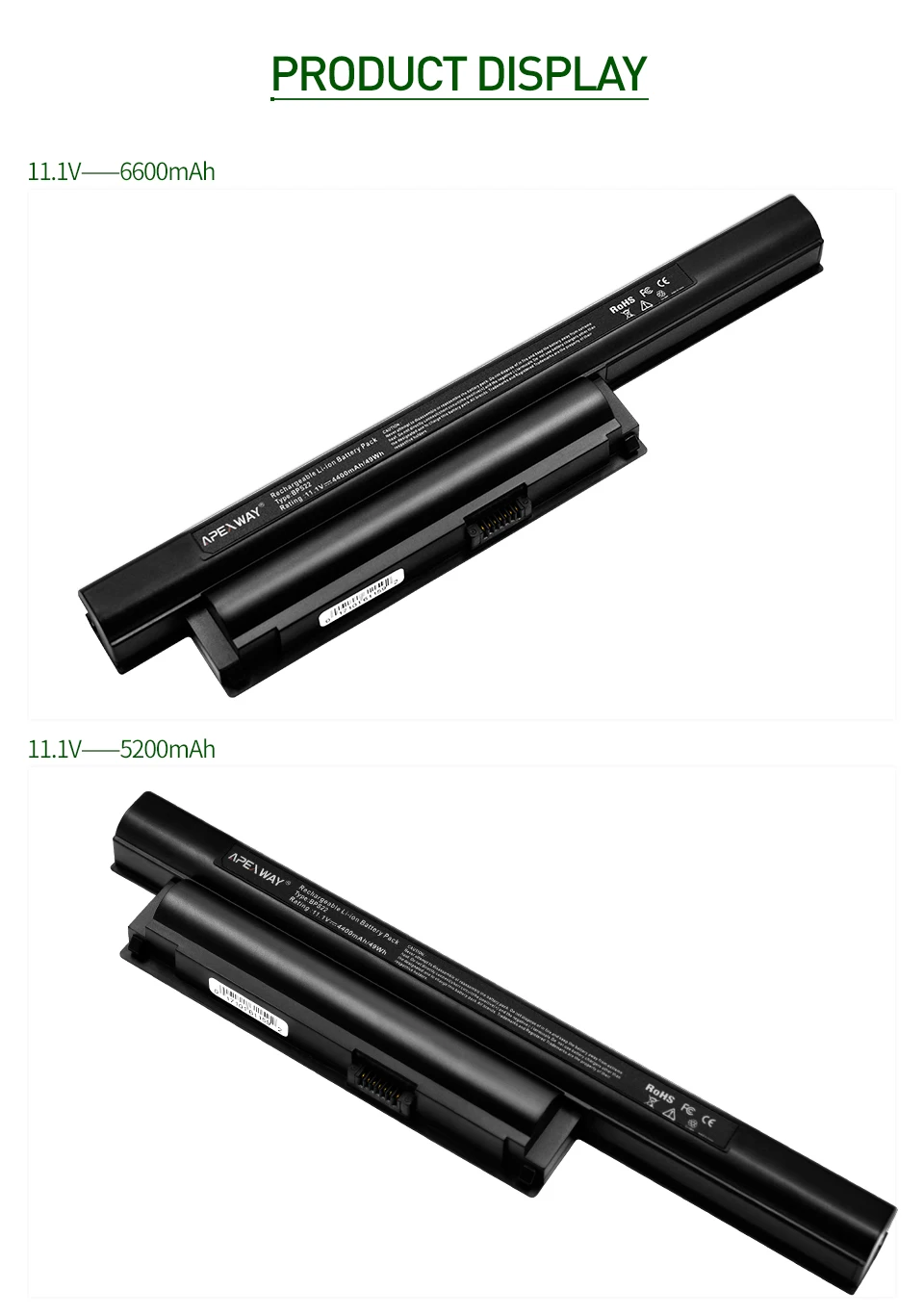 4400mAh аккумулятор для ноутбука SONY VGP-BPS22 для vaio VPC-E1Z1E VPC-EA1 VPC-EA16E VPC-EA16FA/W VPC-EA1S VPC-EA1Z1E VPC-EA21FDT