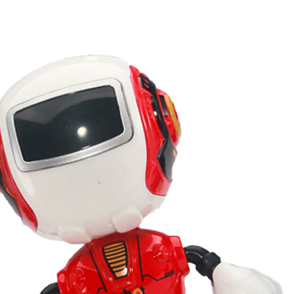 RC сплав робот Сенсорное зондирование светодиодный глаз умный голос DIY тело многофункциональная музыкальная модель игрушка детская игрушка подарок