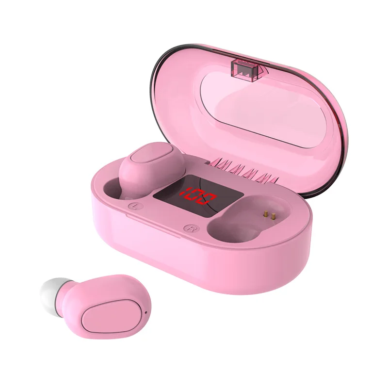 TWS Wireless Bluetooth 5 0 Earphone Mini In ear Wireless Sports Earphone With LED Digital Display For iphone and Android phone