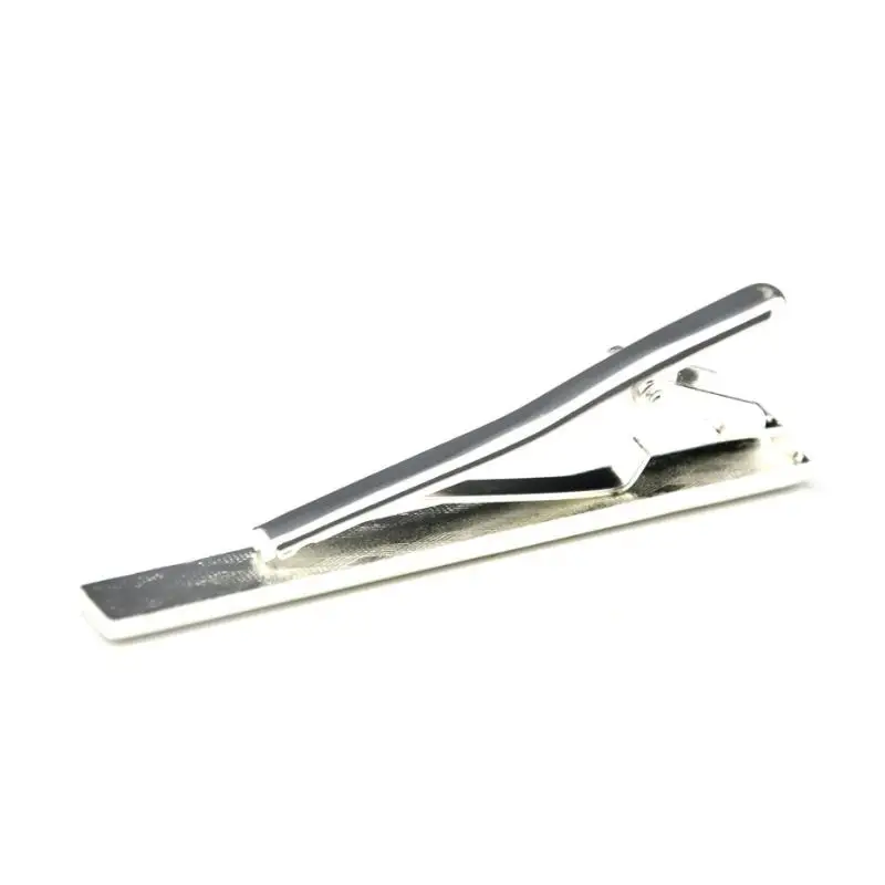 Tie Clip men jewelry luxury Classic gold lase Matte Tie Bar carving Simple Brushed Smooth crystal Clasp Tie Pin Gifts