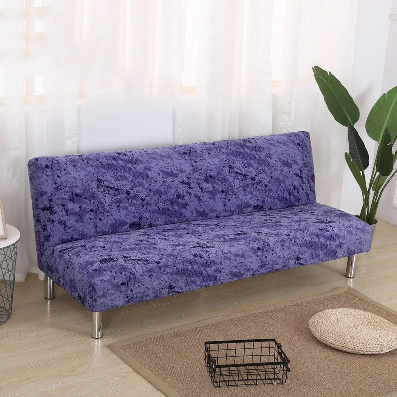 

Length 160-190cm Elastic Sofa Bed Cover Without Armrest Cheap Couch Folding Slipcovers Stretch Cover For Party Banquet Home