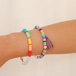 Bracelet et collier de perles pour enfants, jouet fait à la main, accessoires de Puzzle éducatif pour enfants, ensemble de perles pour filles 