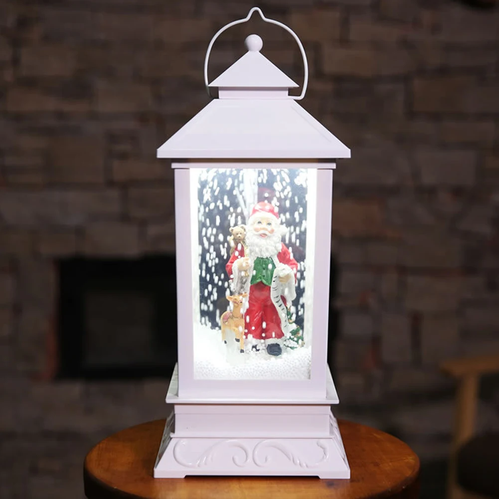 Украшения музыкальная шкатулка светодиодный светильник снежный шар открытый детский подарок рождественские украшения вечерние портативный праздничный светильник домашний праздник