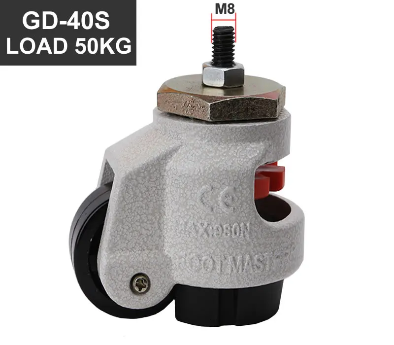 GD-40S/60 s/80 s, переключатель уровня тяжелой нагрузки регулировки Foma ролик/колесо, с резьбой, Altura регулируемые, промышленные ролики