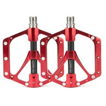 

1 Pair Bicycle Titanium Alloy Pedals Lightweight Bicycle Cycling Titanium Axis Three Bearing Portable