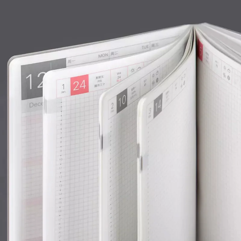 Xiaomi Mijia kinbis год ноутбук годовой календарь расписание список любимых записей дневник записывает каждый бит в живую