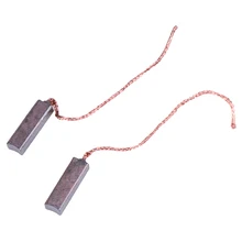 Практичный 10 шт. угольные щетки провода ведущий генератор электродвигатель генератор щетка замена 4,5X6,5X20 мм