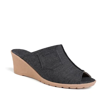 

New Fashion National Fish Mouth Peep Toe Summer Slipper Slides Sandals Women's Shoes Casual