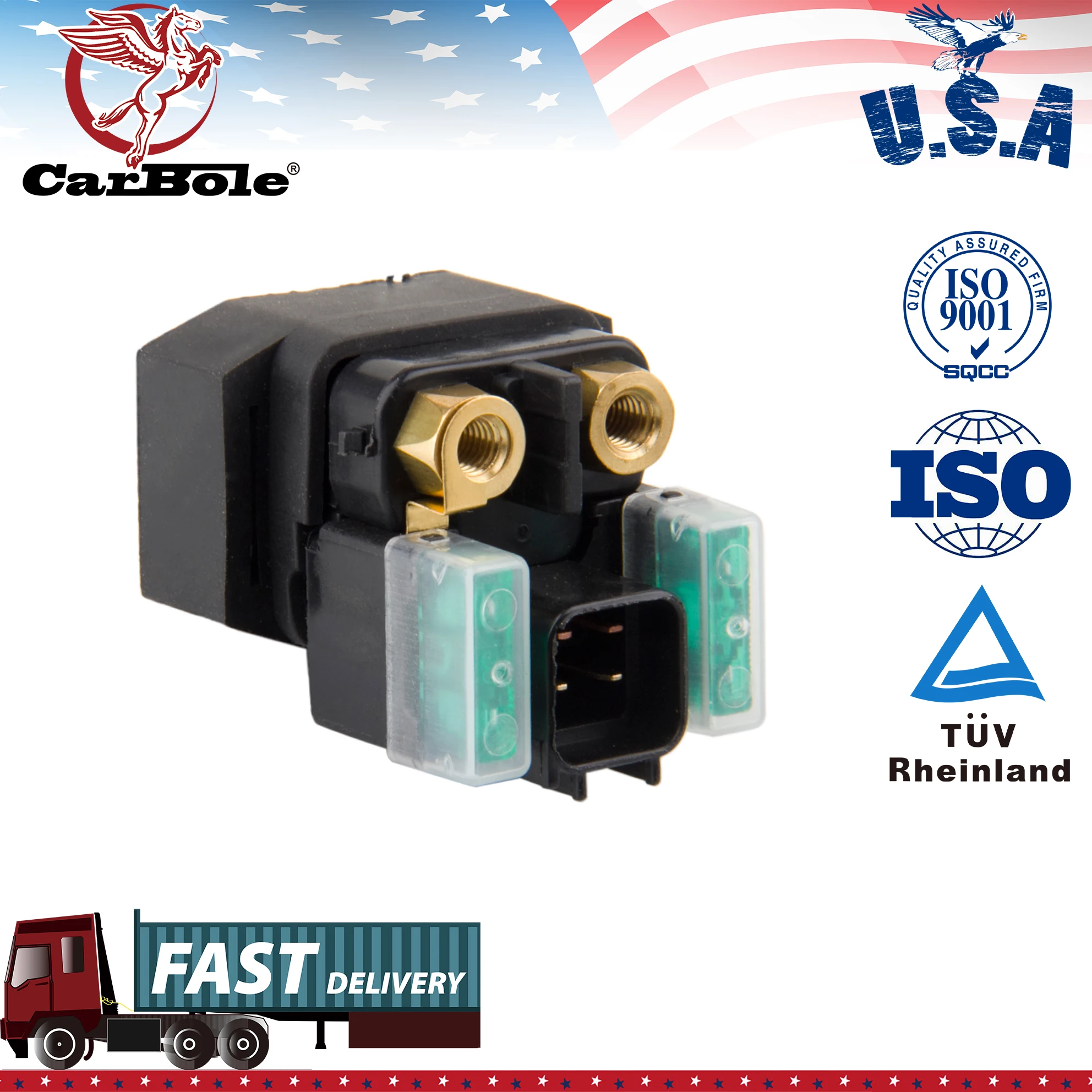 

Carbole Starter Relay Solenoid Switch For Yamaha Grizzly Rhino YXM Viking YXR Raptor Rhino 450 550 660 700 3B4-81940-00-00