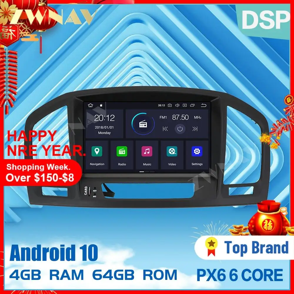 PX6 Android 10 0 4G + 64G автомобильный радиоприемник с навигацией GPS DVD плеер для Opel Vauxhall