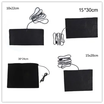 

1pc USB Warm Paste Pads Fast-Heating Carbon Fiber Heating Pad Safe Portable Heating Warmer Pad for Cloth Vest Jacket shoes socks